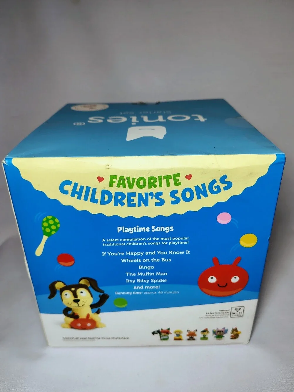 Tonies Starter Set - Light Blue Box Toniebox  - Includes Puppy Playtime Tonie